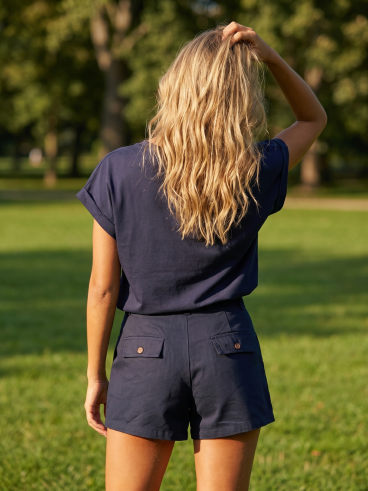 T-shirt "L'atelier" - Bleu marine