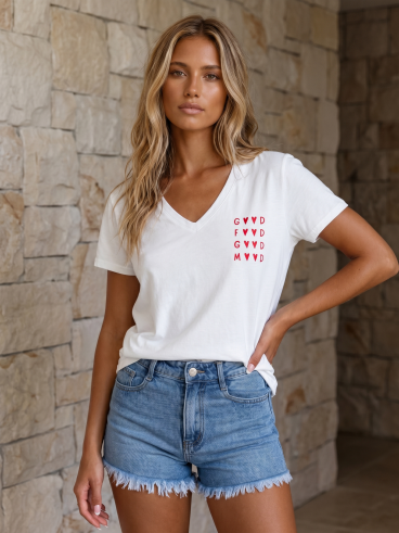 T-shirt Christiana - Blanc