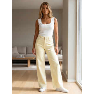 Jeans Selma - Jaune beurre
