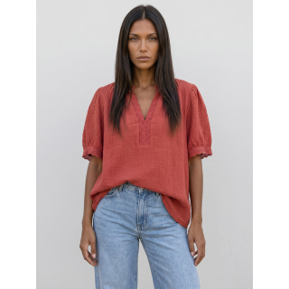 Blouse Farrah - Terracotta