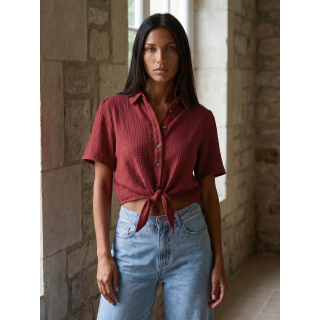Chemisier Lilia - Terracotta