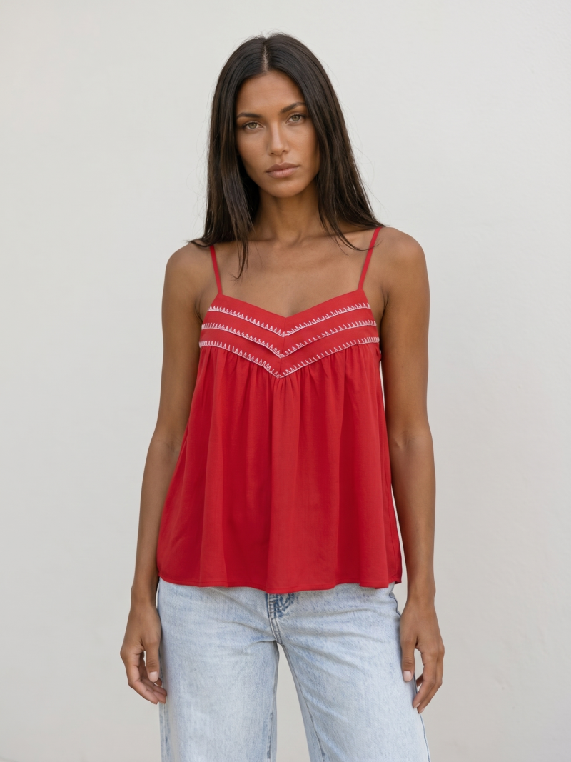 Caraco Maelle - Rouge Caraco Maelle - Rouge