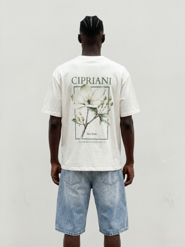 T-shirt Adrianno - Blanc