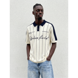 Polo "Urban Field" - Ecru/Bleu marine