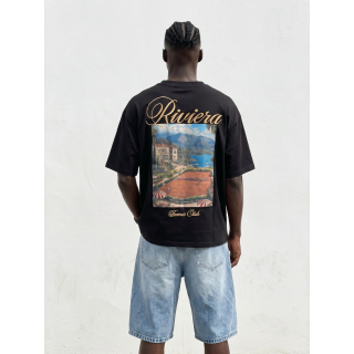 T-shirt "Riviera" - Noir