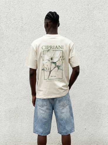 T-shirt Adrianno - Beige