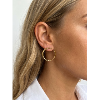 Boucles d'oreilles Aversa - Doré