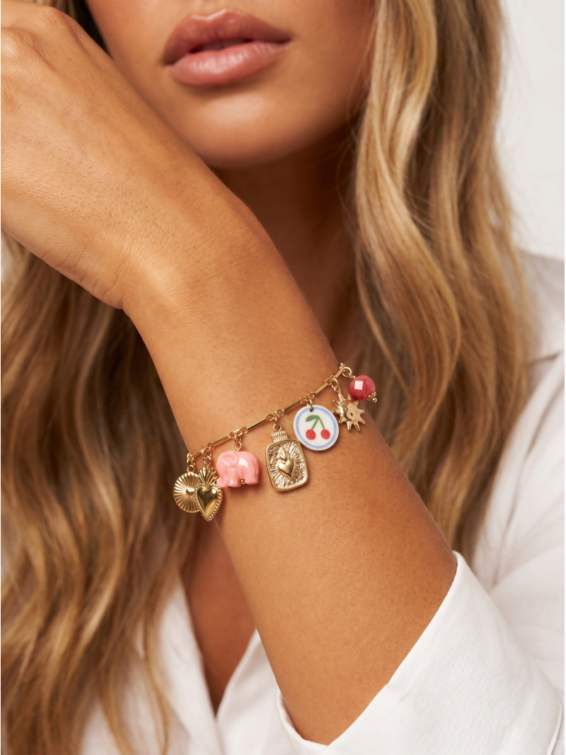 Bracelet Elixia - Doré/Rose