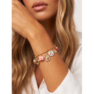 Bracelet Elixia - Doré/Rose