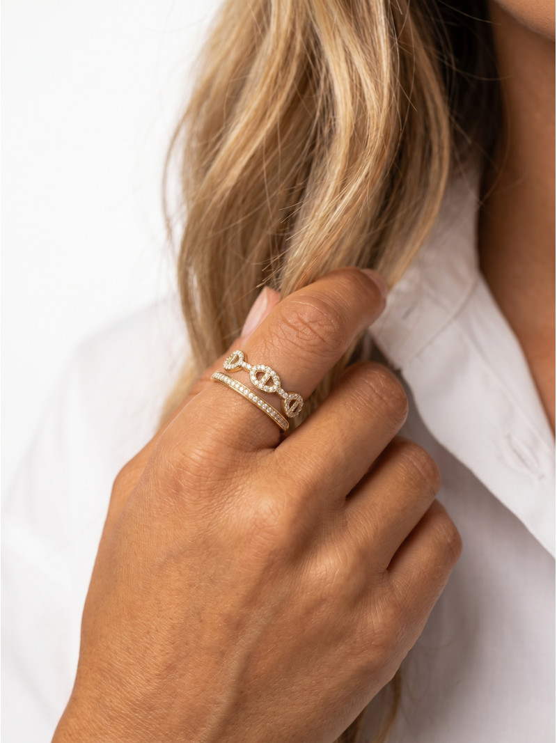 Bague Sixtine - Doré