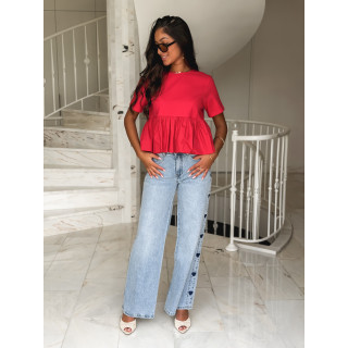 Blouse Davida - Rouge