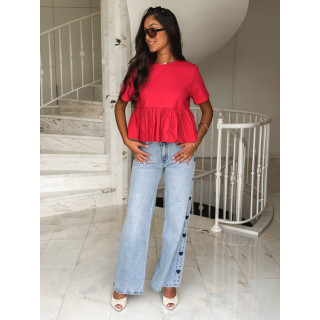Blouse Davida - Rouge