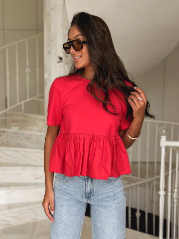 Blouse Davida - Rouge Blouse Davida - Rouge