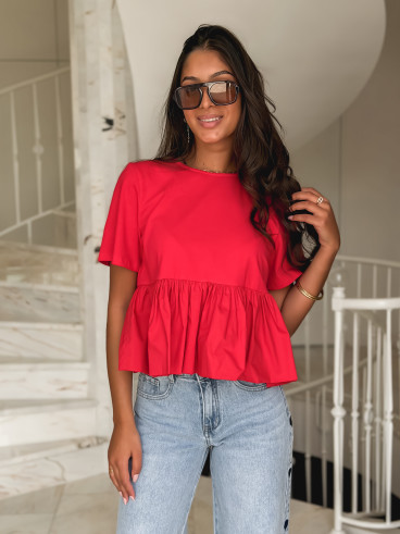 Blouse Davida - Rouge Blouse Davida - Rouge