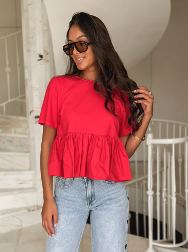 Blouse Davida - Rouge Blouse Davida - Rouge