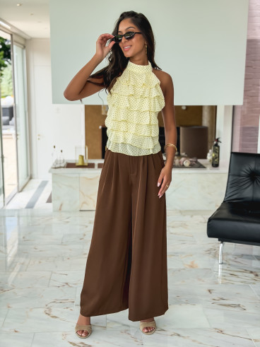 Pantalon Ephyra - Chocolat Pantalon Ephyra - Chocolat