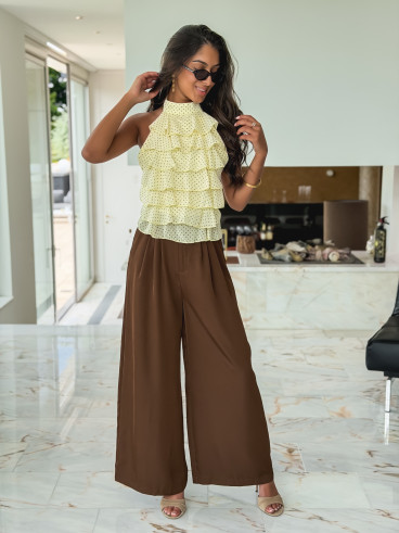 Pantalon Ephyra - Chocolat Pantalon Ephyra - Chocolat