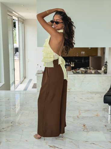 Pantalon Ephyra - Chocolat Pantalon Ephyra - Chocolat