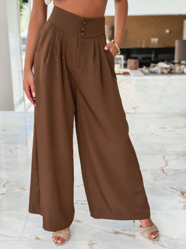 Pantalon Ephyra - Chocolat Pantalon Ephyra - Chocolat