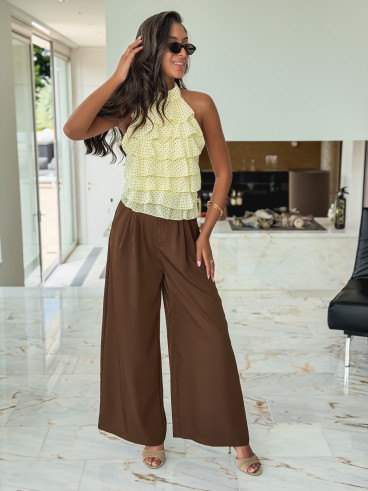 Blouse à pois Tonia - Jaune Blouse à pois Tonia - Jaune