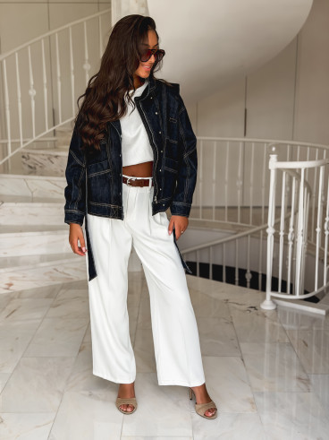 Veste en jeans Marzia - Bleu foncé