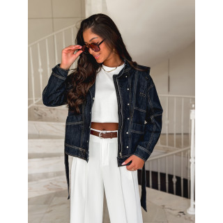 Veste en jeans Marzia - Bleu foncé
