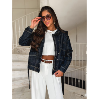 Veste en jeans Marzia - Bleu foncé