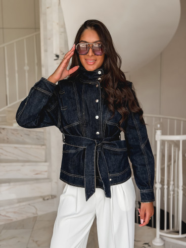 Veste en jeans Marzia - Bleu foncé