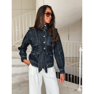 Veste en jeans Marzia - Bleu foncé
