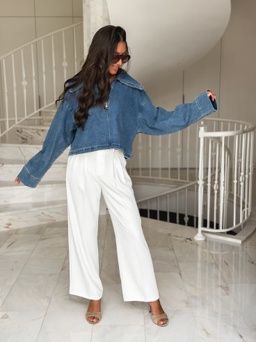 Blouse Prudence - Bleu