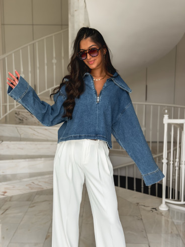 Blouse Prudence - Bleu