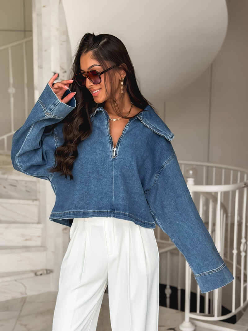 Blouse Prudence - Bleu