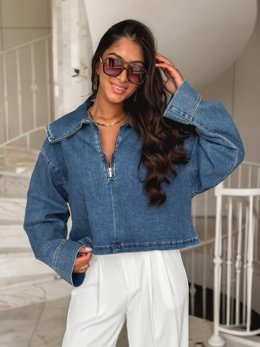 Blouse Prudence - Bleu