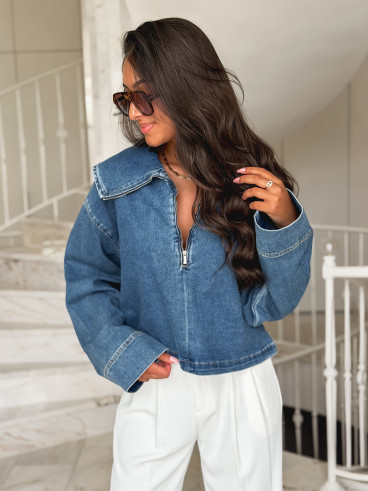 Blouse Prudence - Bleu