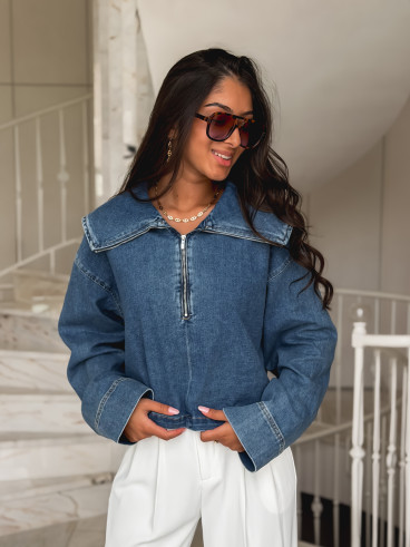 Blouse Prudence - Bleu