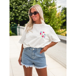 T-shirt "Good things" - Blanc