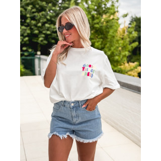 T-shirt "Good things" - Blanc