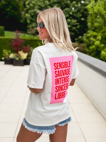 T-shirt Maïwenn - Blanc