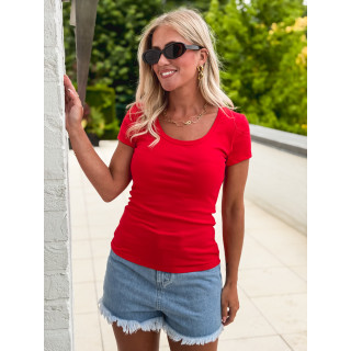 t-shirt Lomane - Rouge
