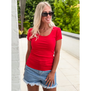 t-shirt Lomane - Rouge