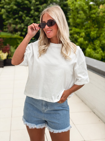 T-shirt Amelle - Blanc
