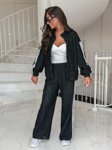 Ensemble en dentelle Octavie - Noir Ensemble en dentelle Octavie - Noir