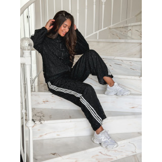 Ensemble en dentelle Octavie - Noir