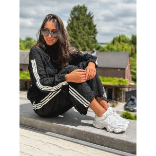 Ensemble en dentelle Octavie - Noir