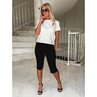 T-shirt à pois Charleen - Blanc