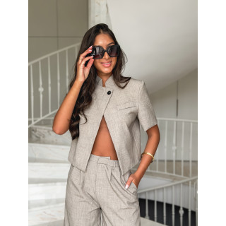 Blouse Lio - Taupe