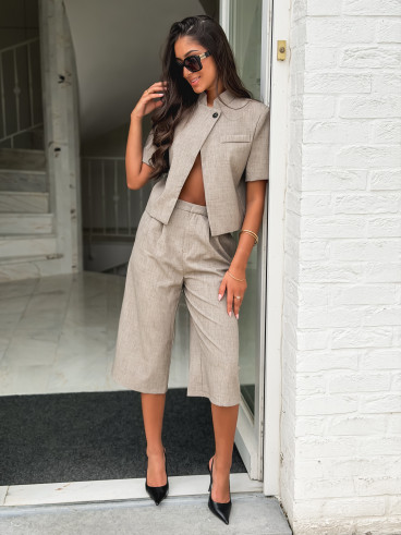Blouse Lio - Taupe