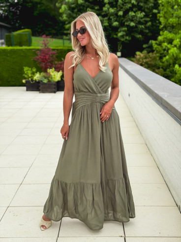 Robe longue Zolie - Kaki
