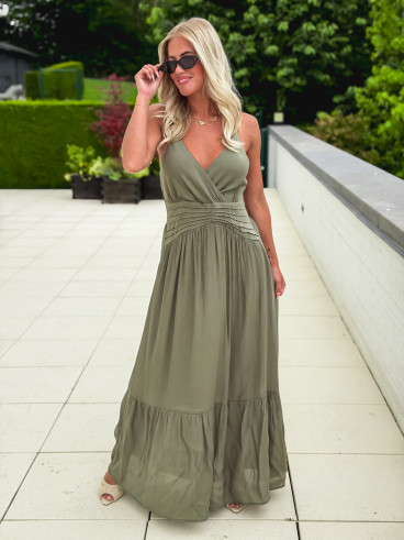 Robe longue Zolie - Kaki