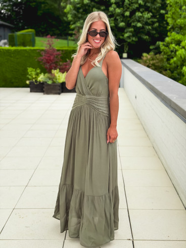 Robe longue Zolie - Kaki
